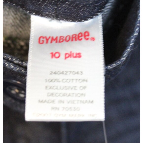 2008 Gymboree Petit Mademoiselle Pickstitch Flare Denim Jeans Dark 10 Plus - Picture 7 of 7